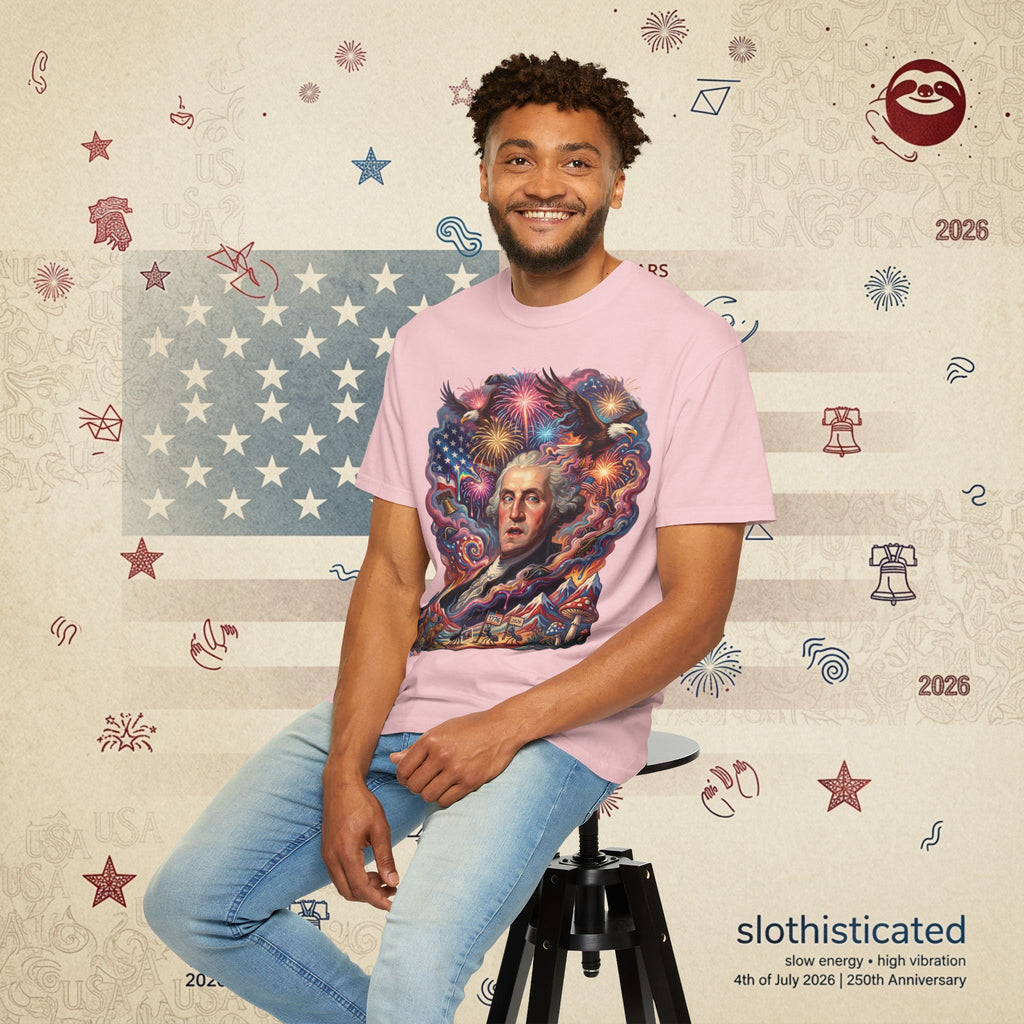 The Reverie — Psychedelic George Washington Fireworks T-Shirt