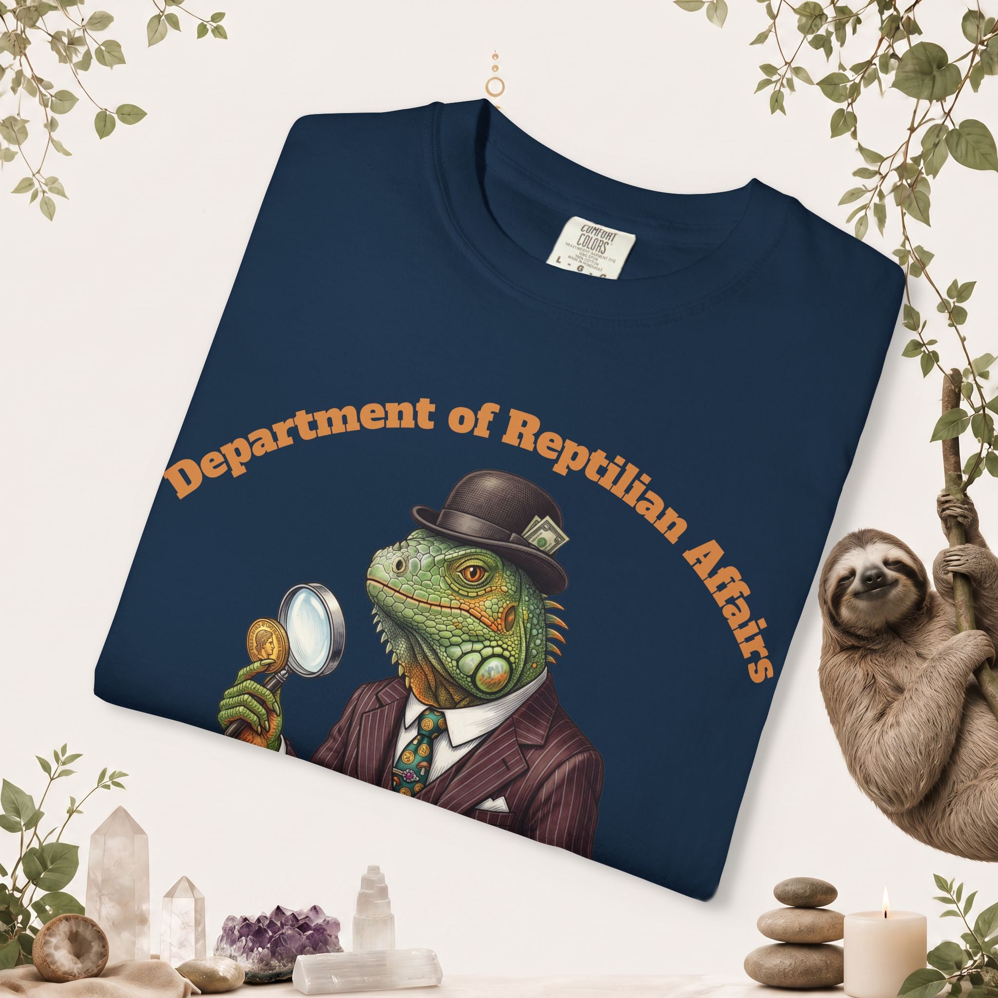 Iguana Banker T-Shirt — Department of Reptilian Affairs
