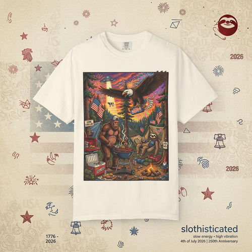 The Pitmaster — Patriotic Sasquatch Eagle Cookout T-Shirt