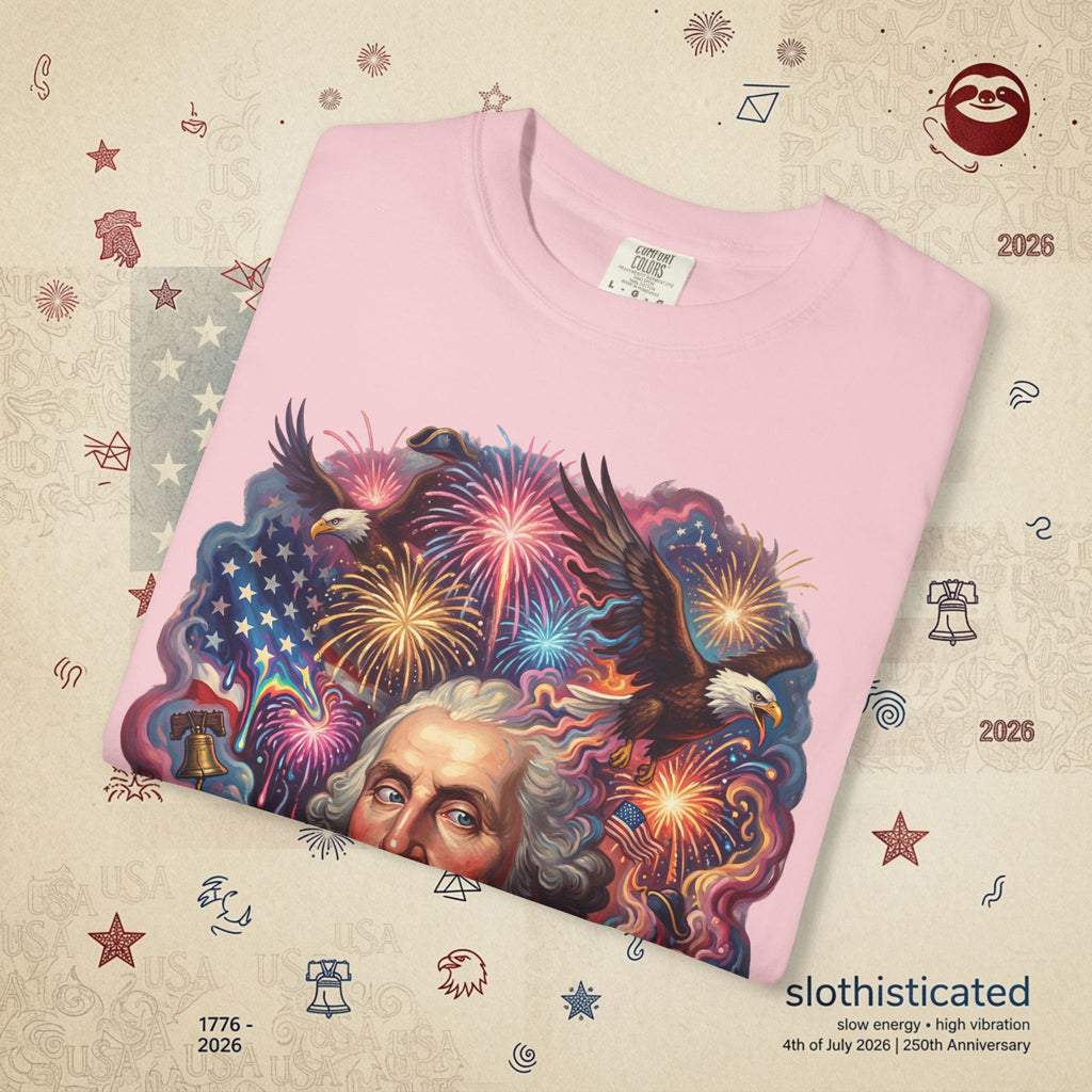 The Reverie — Psychedelic George Washington Fireworks T-Shirt