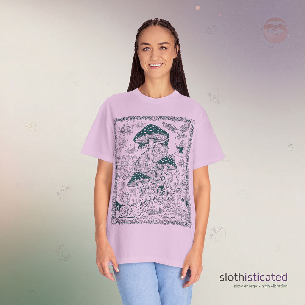 The Mushroom Court — A Fungal Folktale in Ink