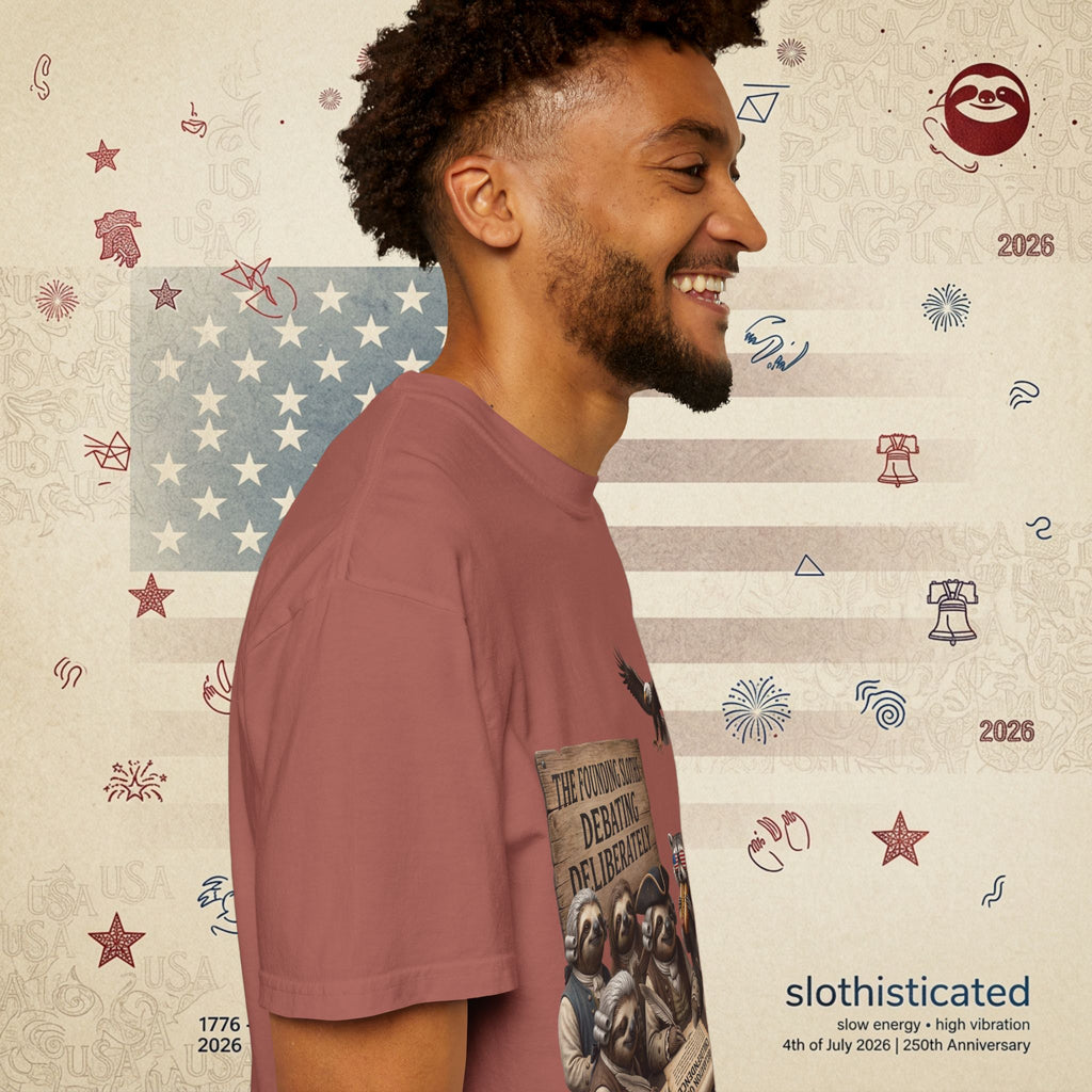 The Founding Sloths — Debating Deliberately Colonial Sloth Tee