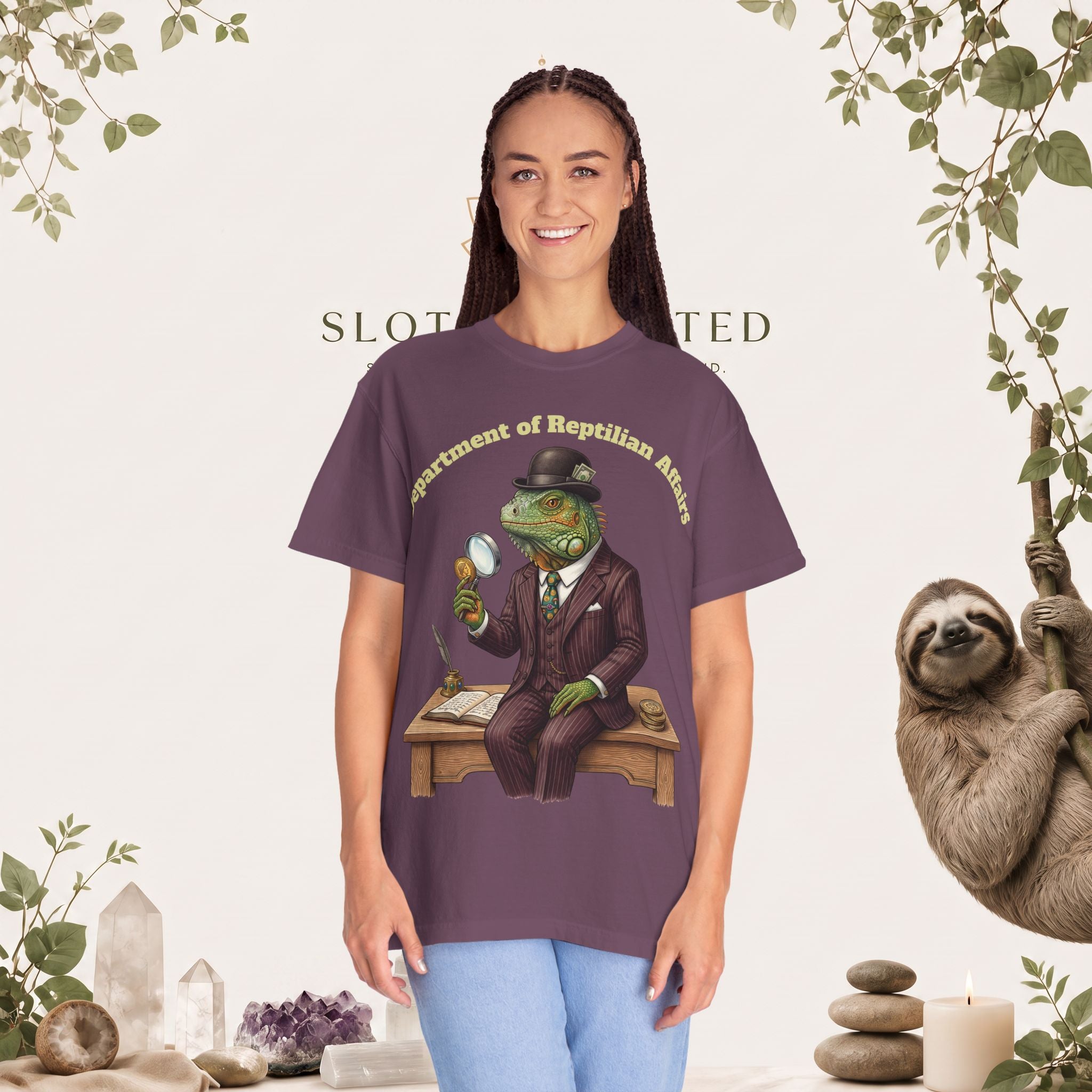 Iguana Banker T-Shirt — Department of Reptilian Affairs