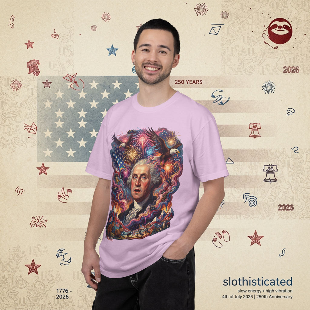 The Reverie — Psychedelic George Washington Fireworks T-Shirt