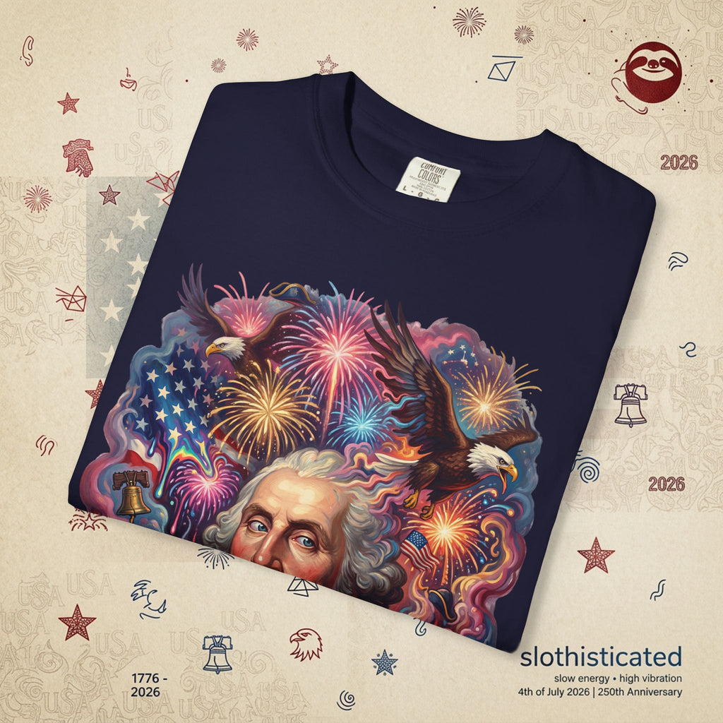 The Reverie — Psychedelic George Washington Fireworks T-Shirt