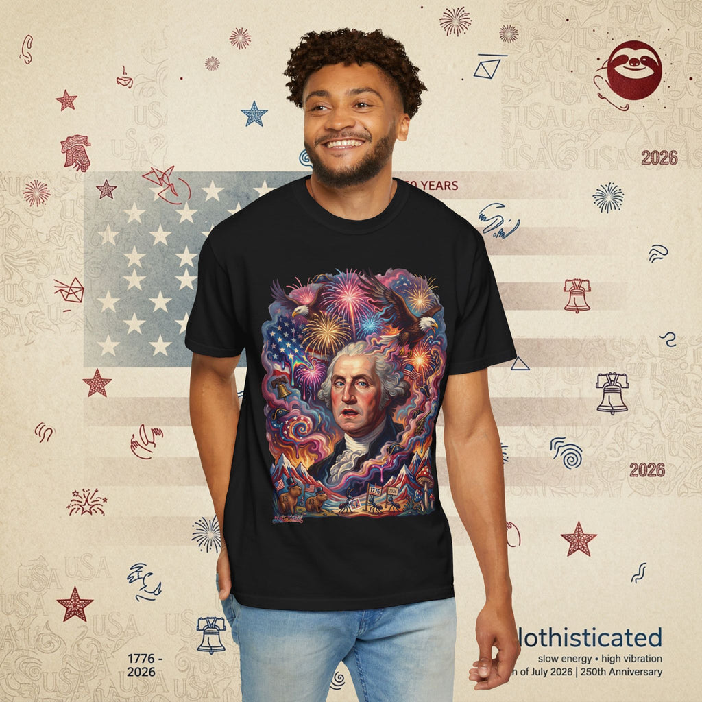 The Reverie — Psychedelic George Washington Fireworks T-Shirt