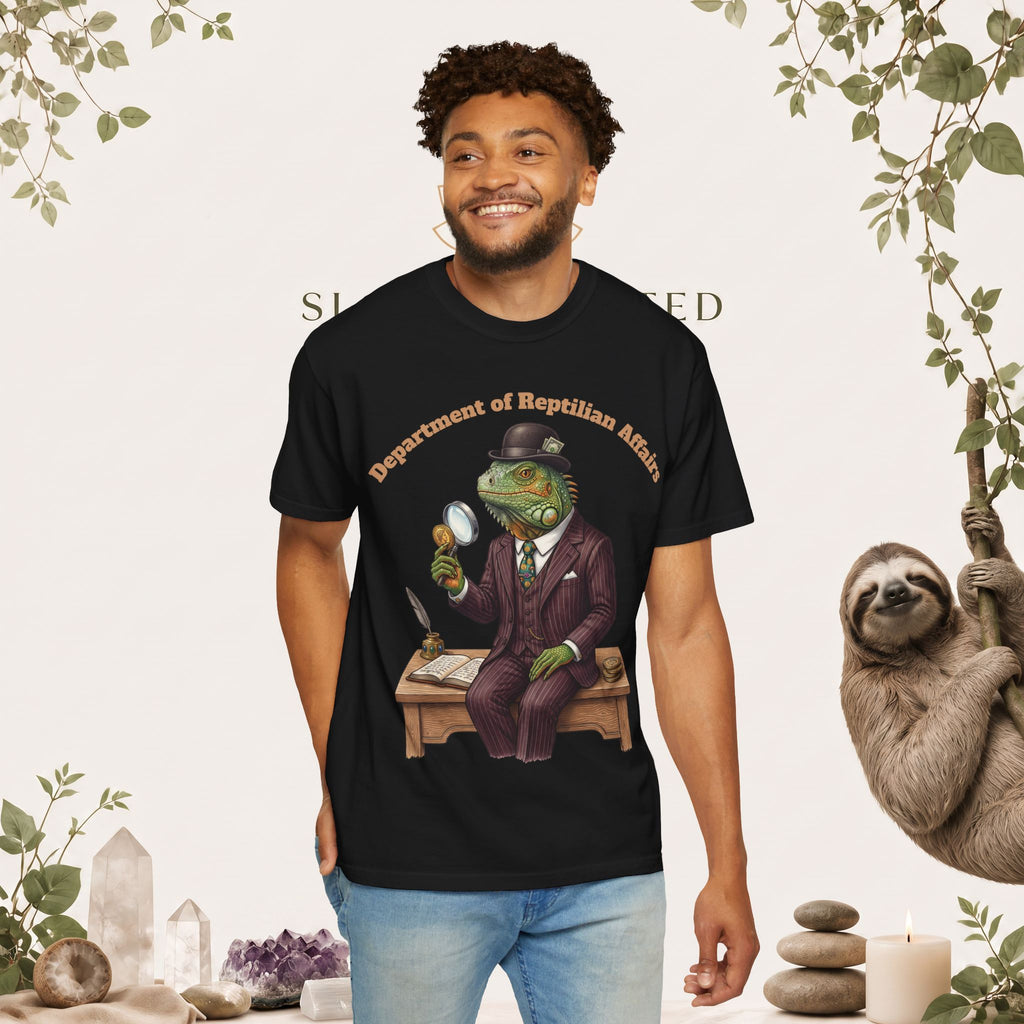 Iguana Banker T-Shirt — Department of Reptilian Affairs