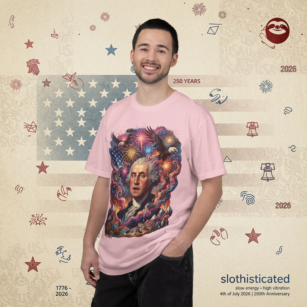 The Reverie — Psychedelic George Washington Fireworks T-Shirt