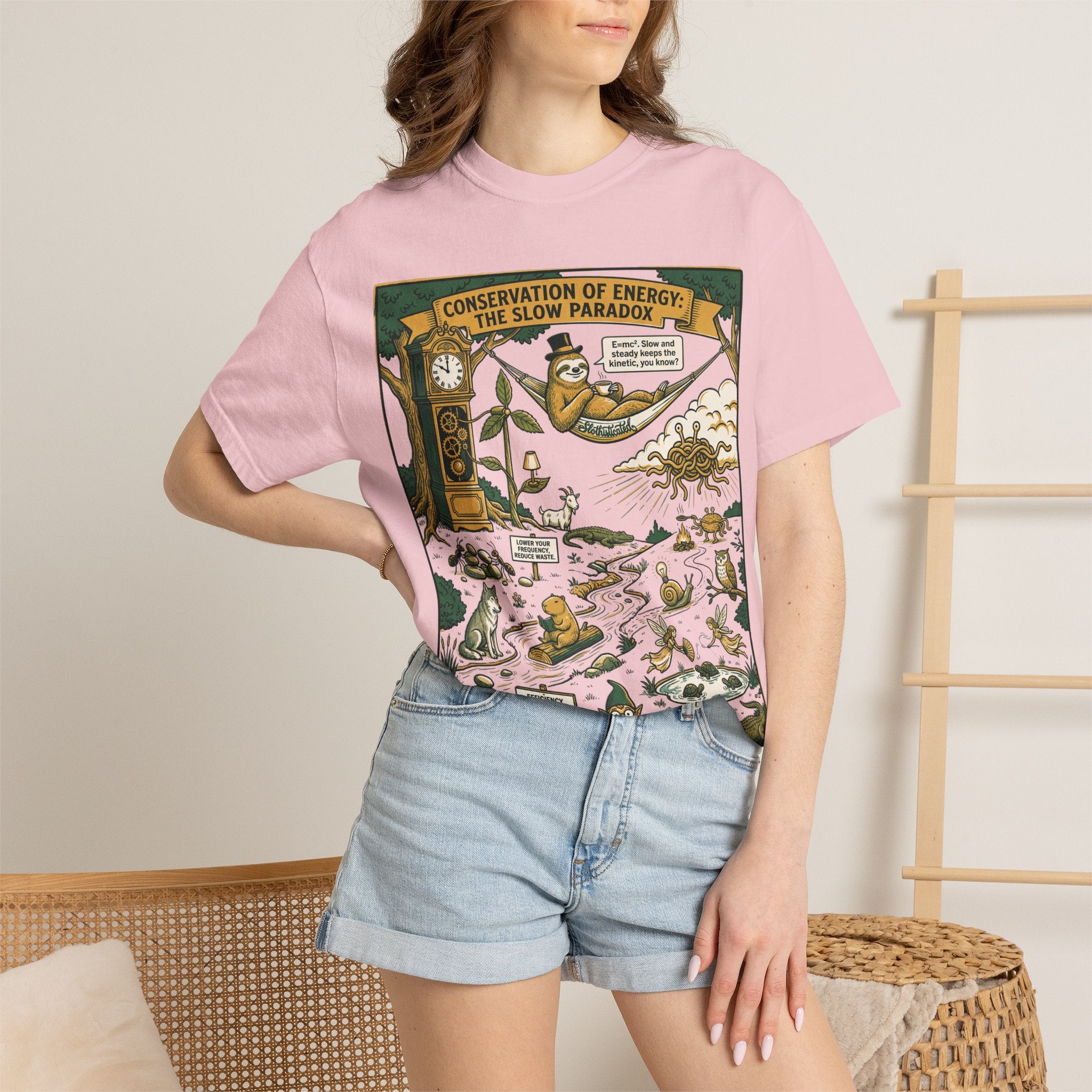 The Second Law | Sloth Graphic Tee | Slothisticated