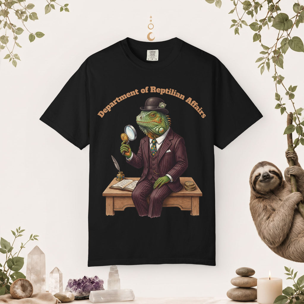 Iguana Banker T-Shirt — Department of Reptilian Affairs