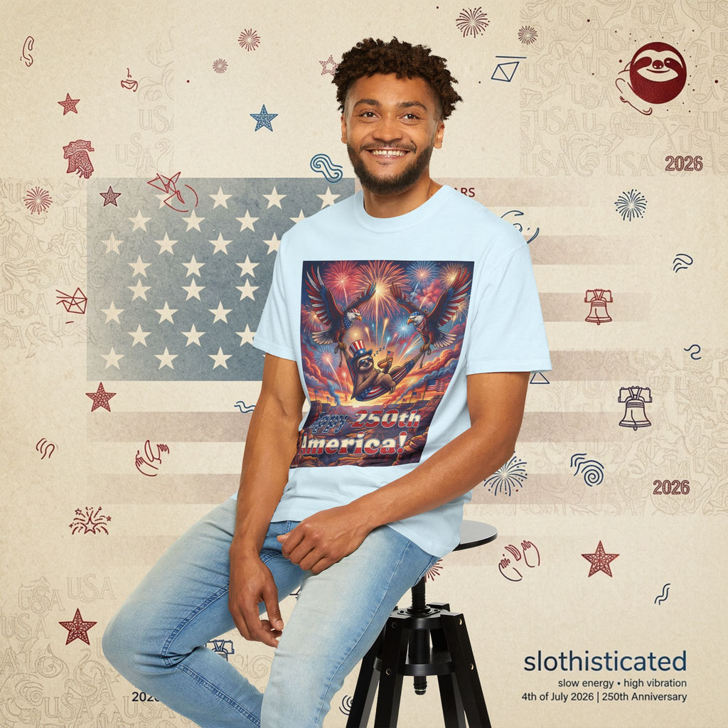 The Repose — Sloth Hammock 250th Anniversary T-Shirt