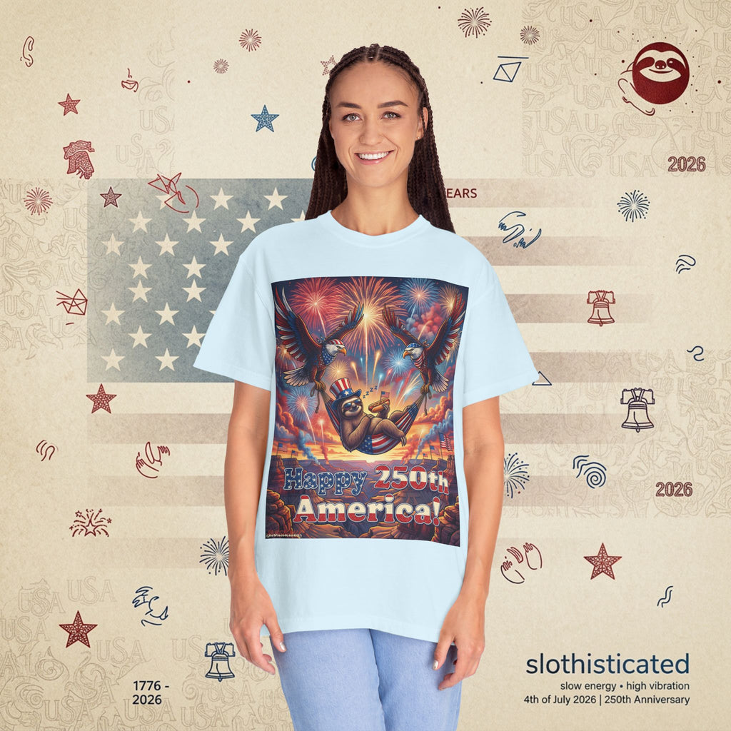 The Repose — Sloth Hammock 250th Anniversary T-Shirt