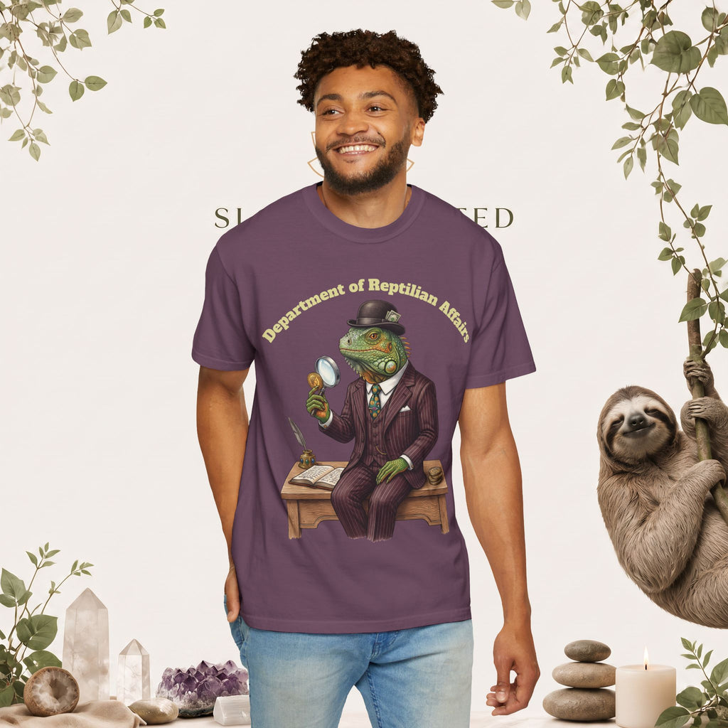 Iguana Banker T-Shirt — Department of Reptilian Affairs