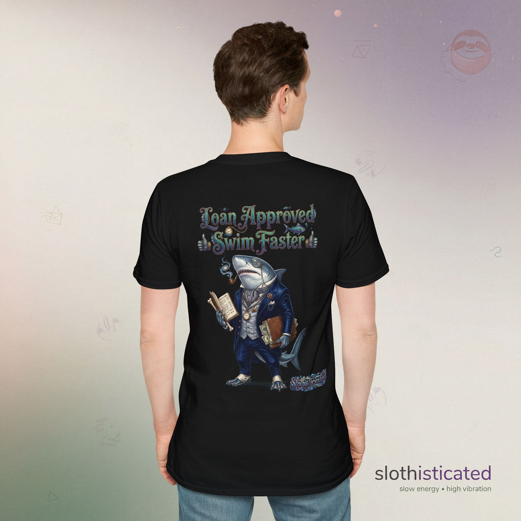 The Loan Shark — Bite-Sized Interest Graphic T-Shirt