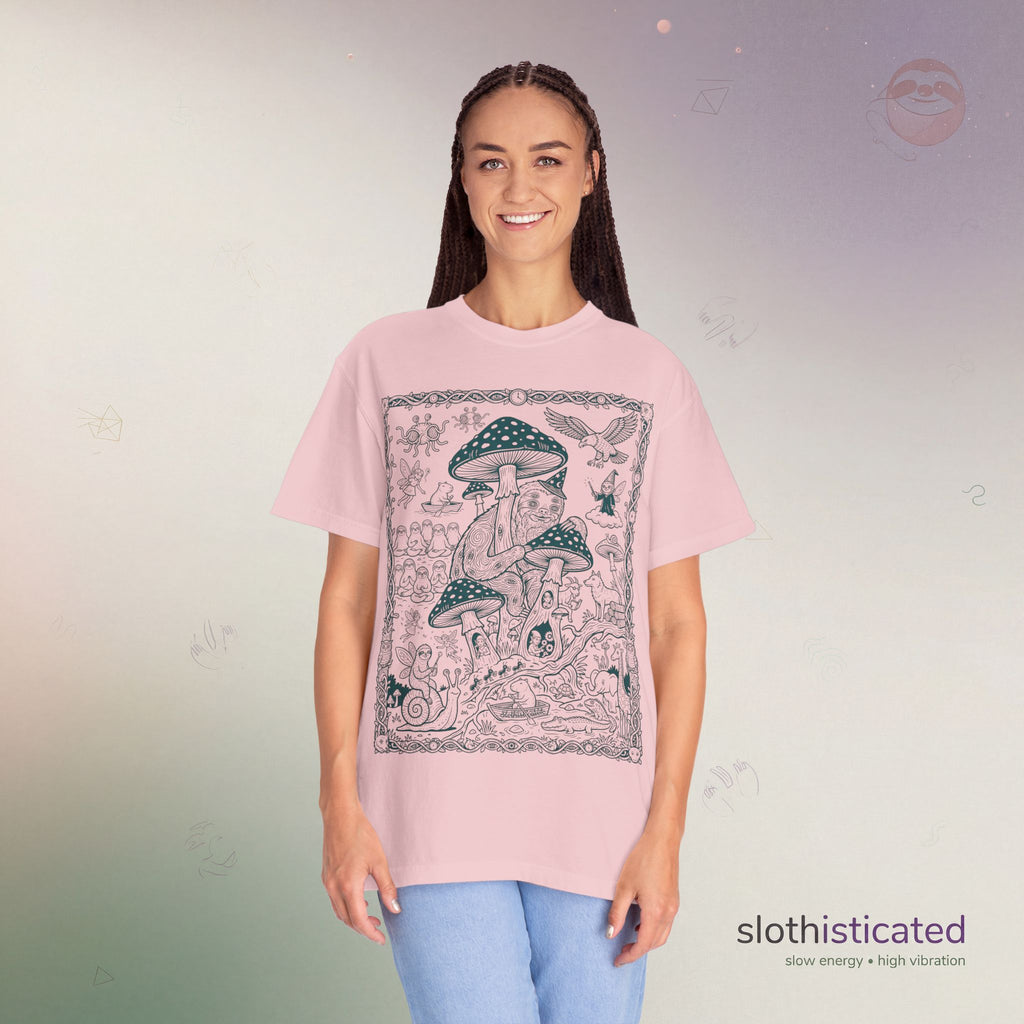 The Mushroom Court — A Fungal Folktale in Ink