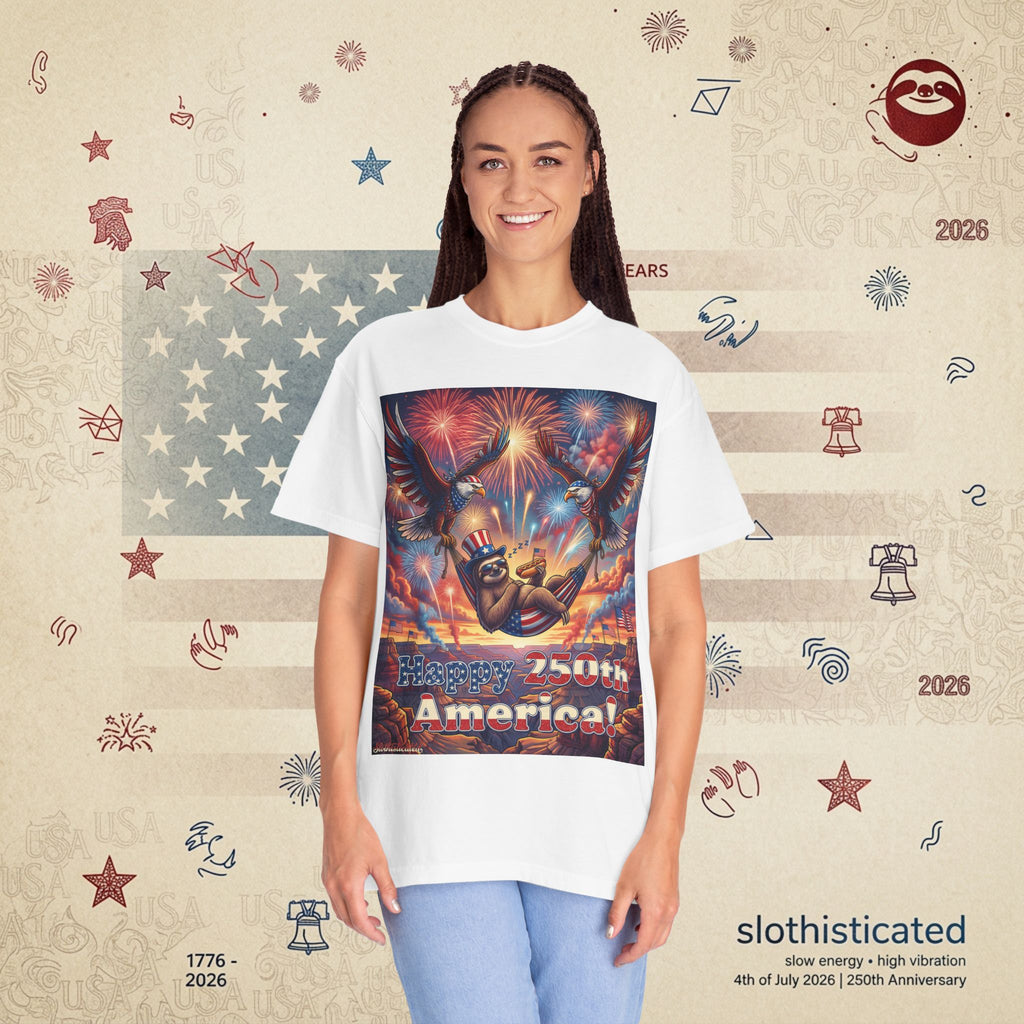 The Repose — Sloth Hammock 250th Anniversary T-Shirt