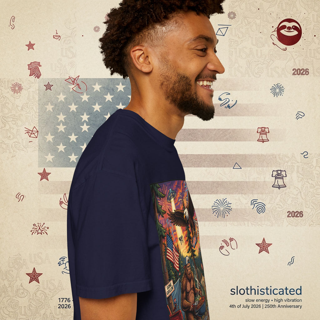The Pitmaster — Patriotic Sasquatch Eagle Cookout T-Shirt
