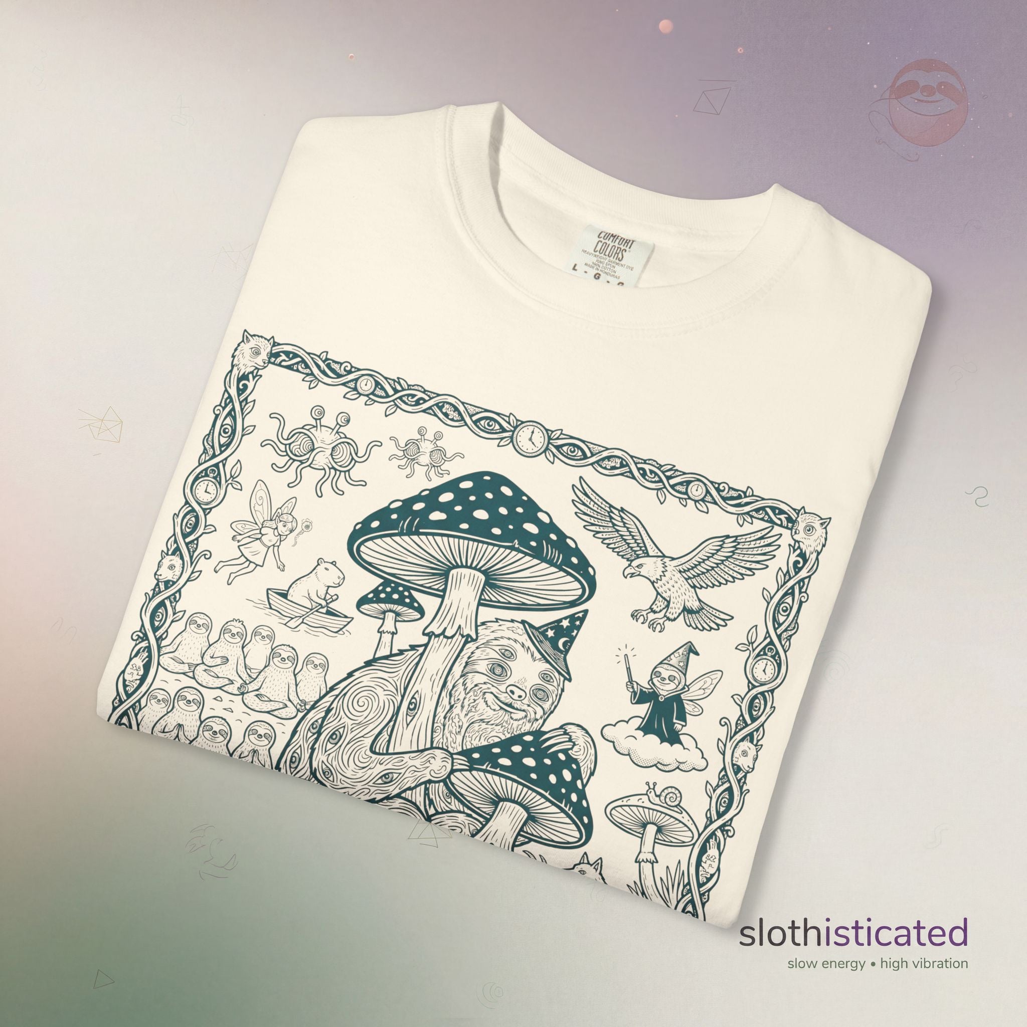 The Mushroom Court — A Fungal Folktale in Ink