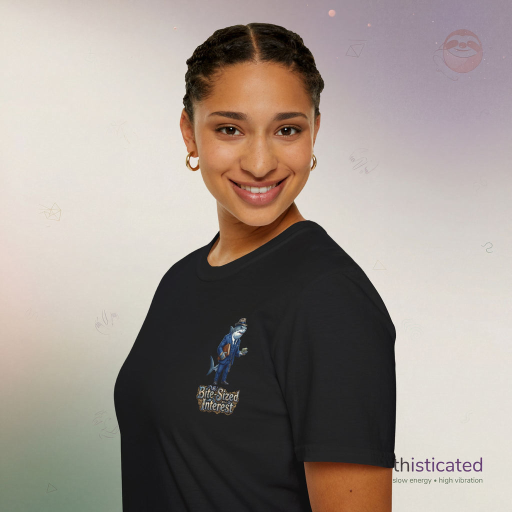 The Loan Shark — Bite-Sized Interest Graphic T-Shirt