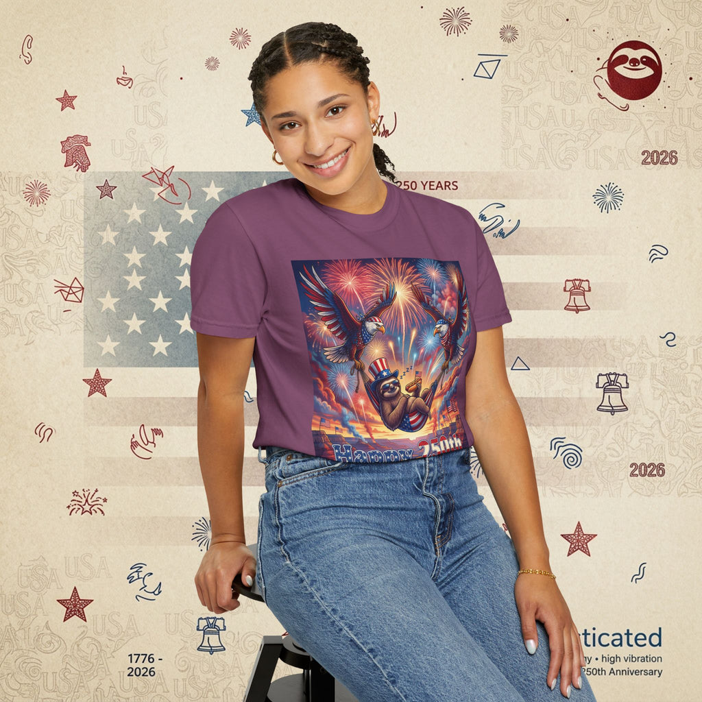 The Repose — Sloth Hammock 250th Anniversary T-Shirt