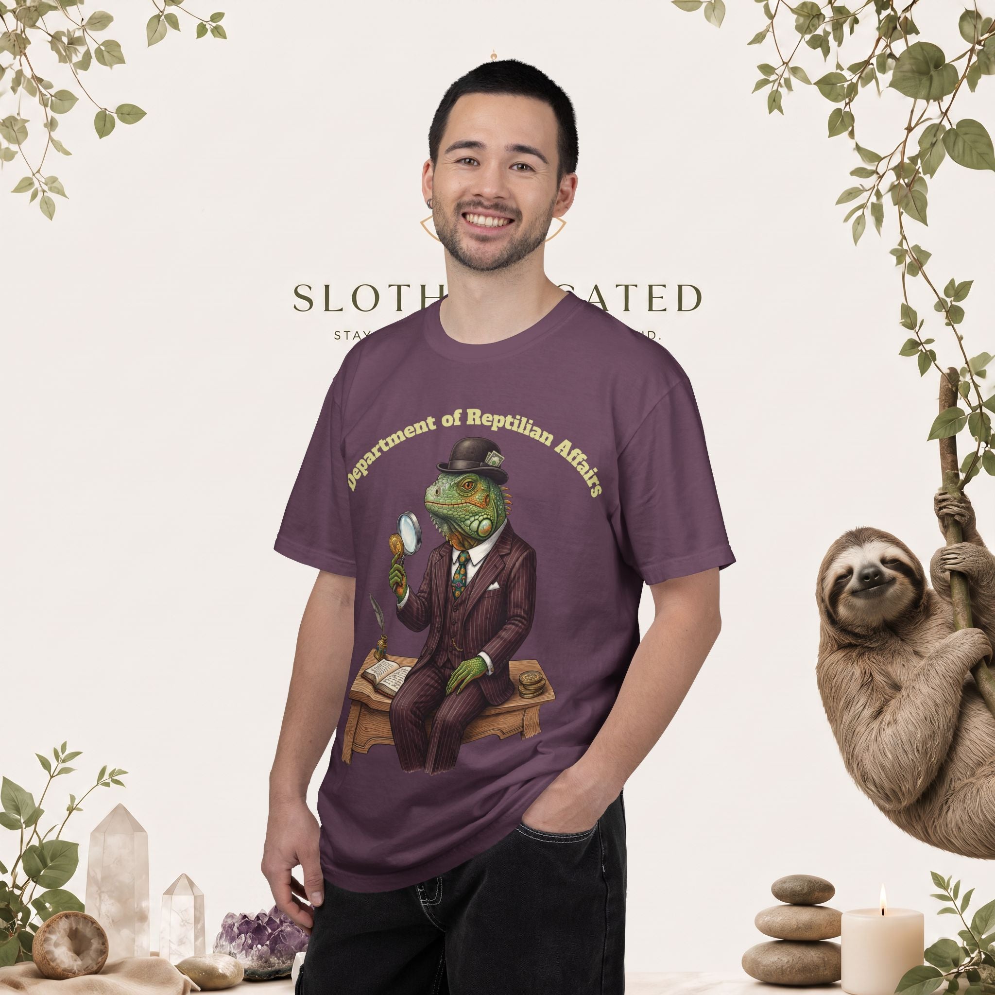 Iguana Banker T-Shirt — Department of Reptilian Affairs