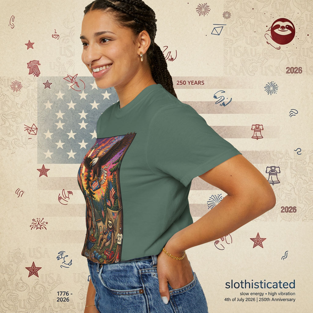 The Pitmaster — Patriotic Sasquatch Eagle Cookout T-Shirt