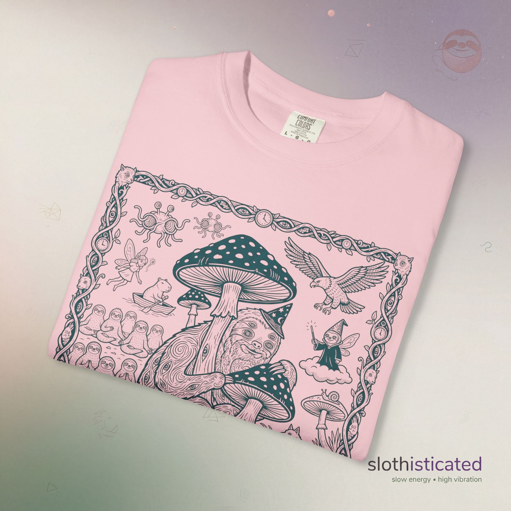 The Mushroom Court — A Fungal Folktale in Ink
