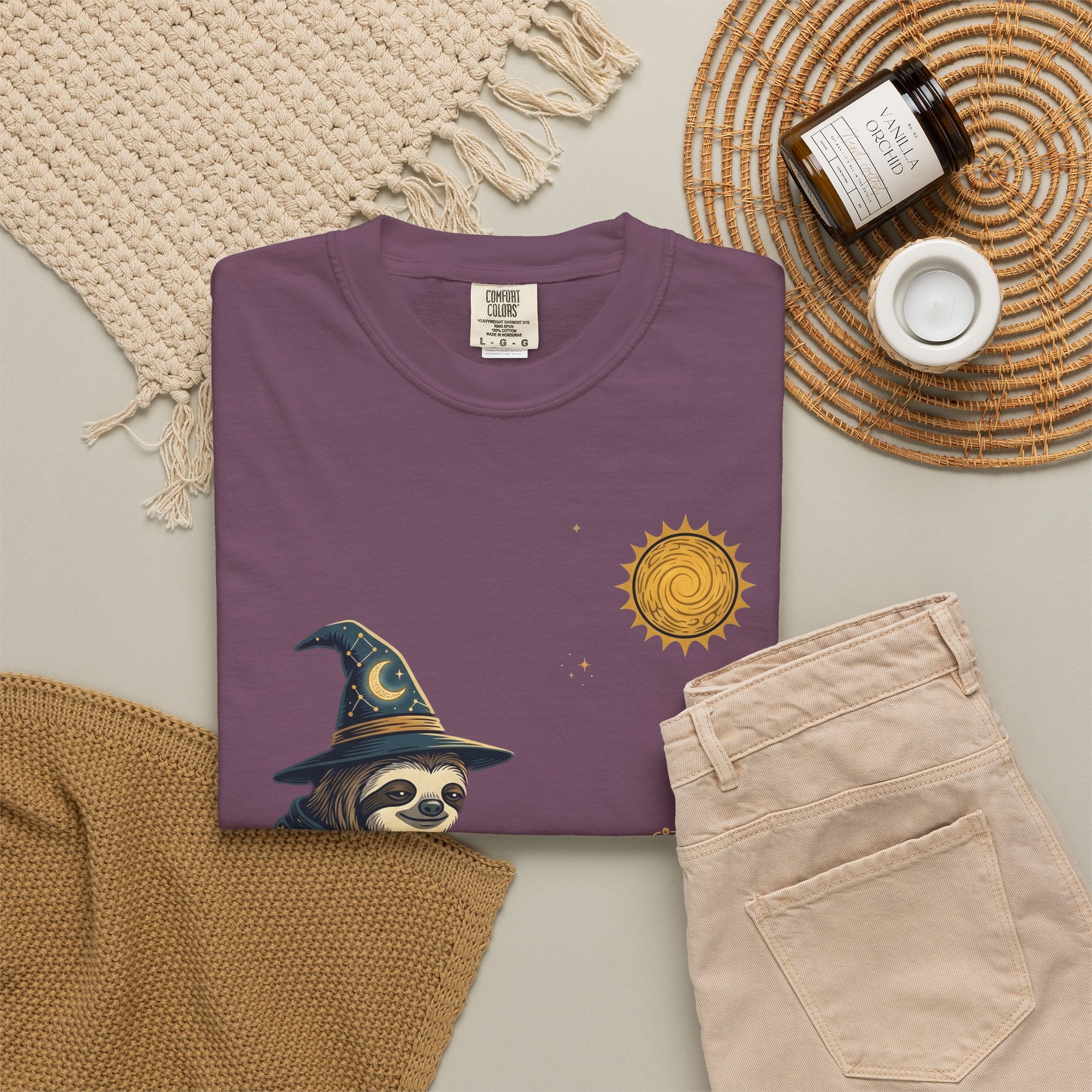 Wizard Sloth vs. Capybara Chess T-Shirt — Cute Fantasy Animal Game Tee