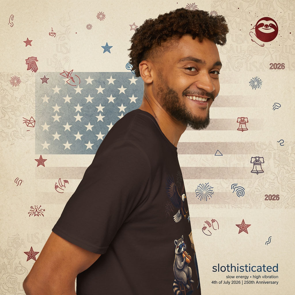 The Statesman — Lincoln-Era Sloth Portrait Tee