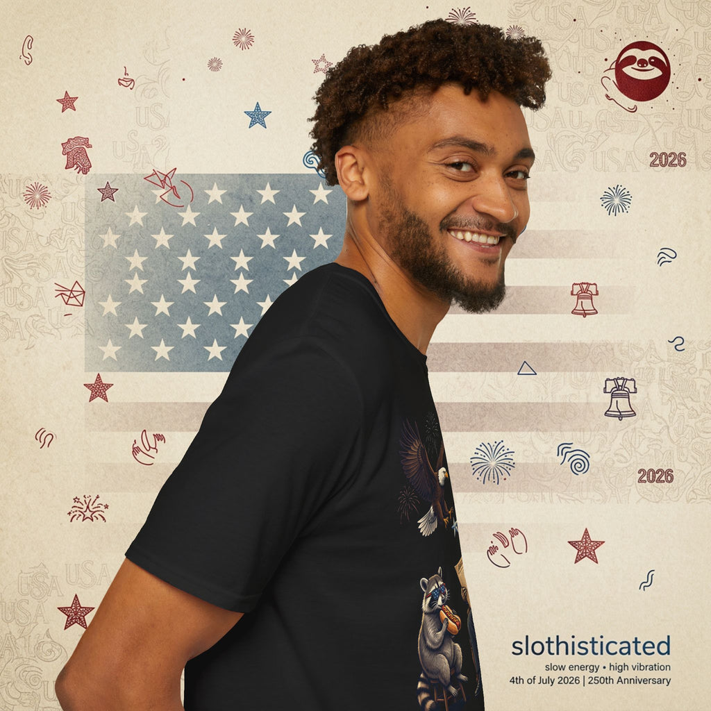 The Statesman — Lincoln-Era Sloth Portrait Tee