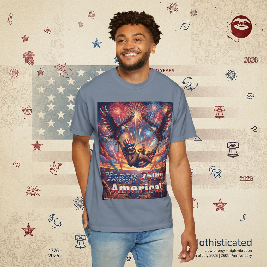 The Repose — Sloth Hammock 250th Anniversary T-Shirt