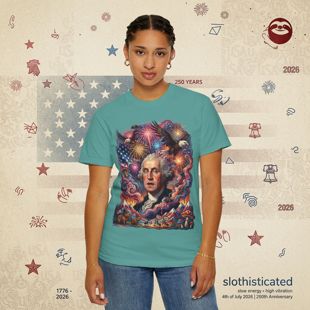 The Reverie — Psychedelic George Washington Fireworks T-Shirt