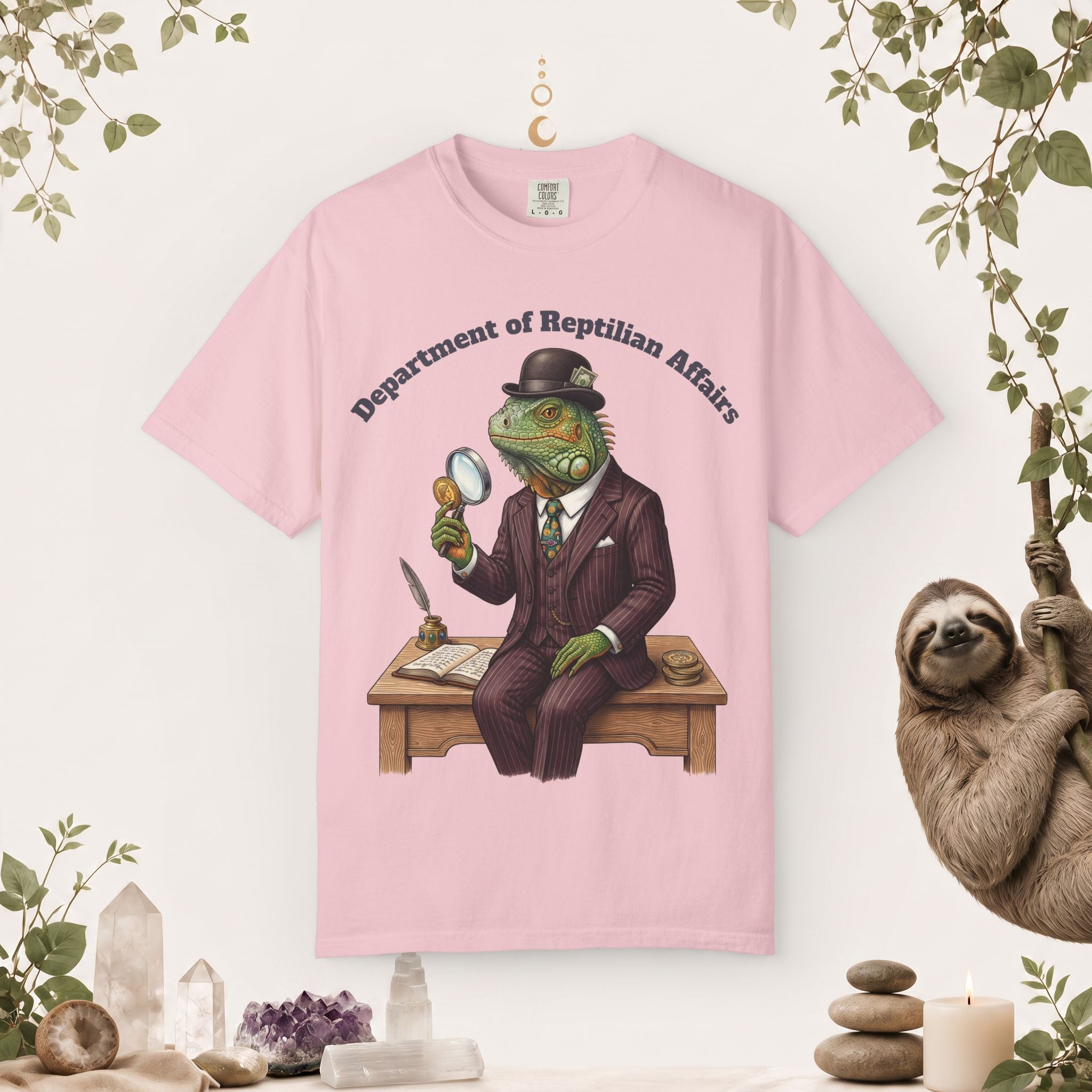 Iguana Banker T-Shirt — Department of Reptilian Affairs