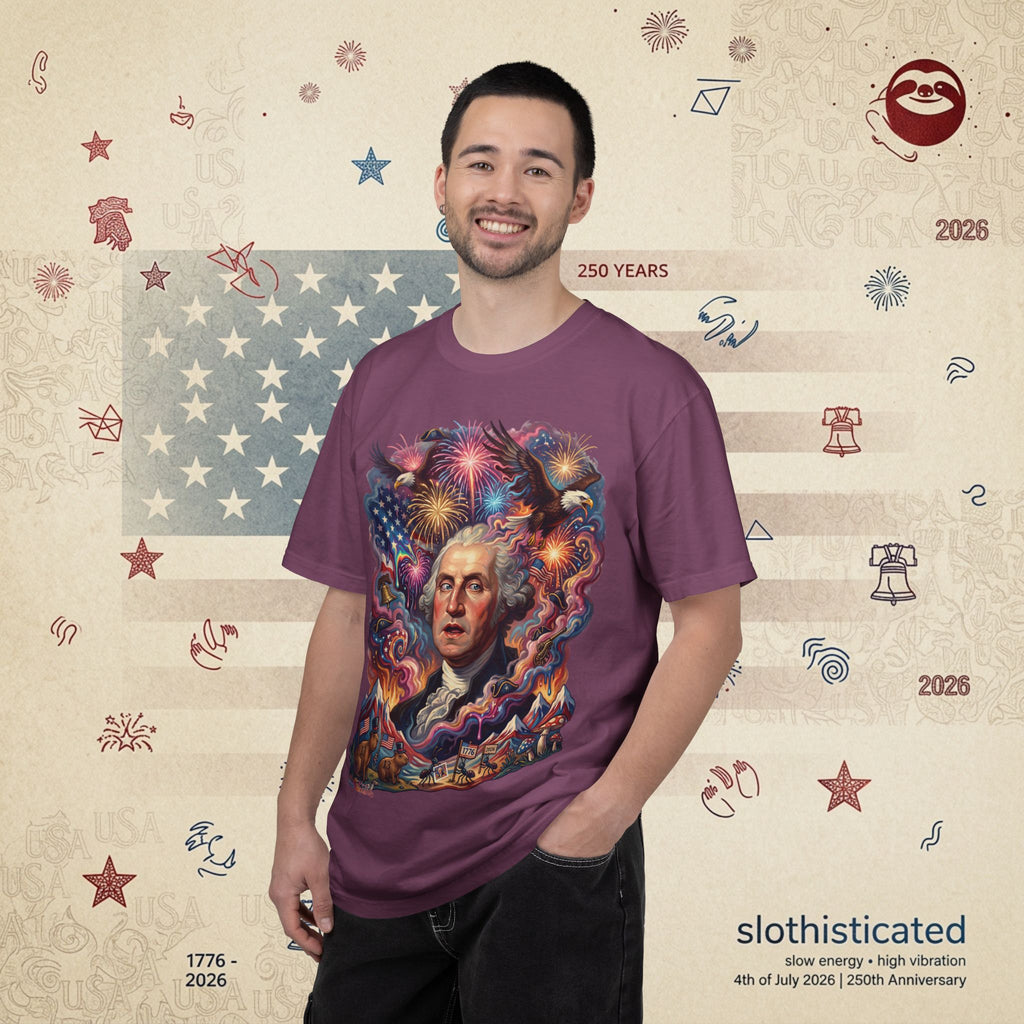 The Reverie — Psychedelic George Washington Fireworks T-Shirt