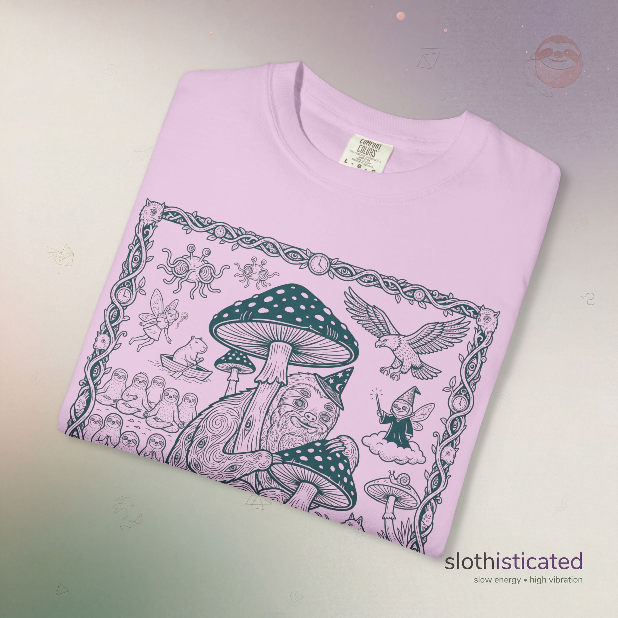 The Mushroom Court — A Fungal Folktale in Ink