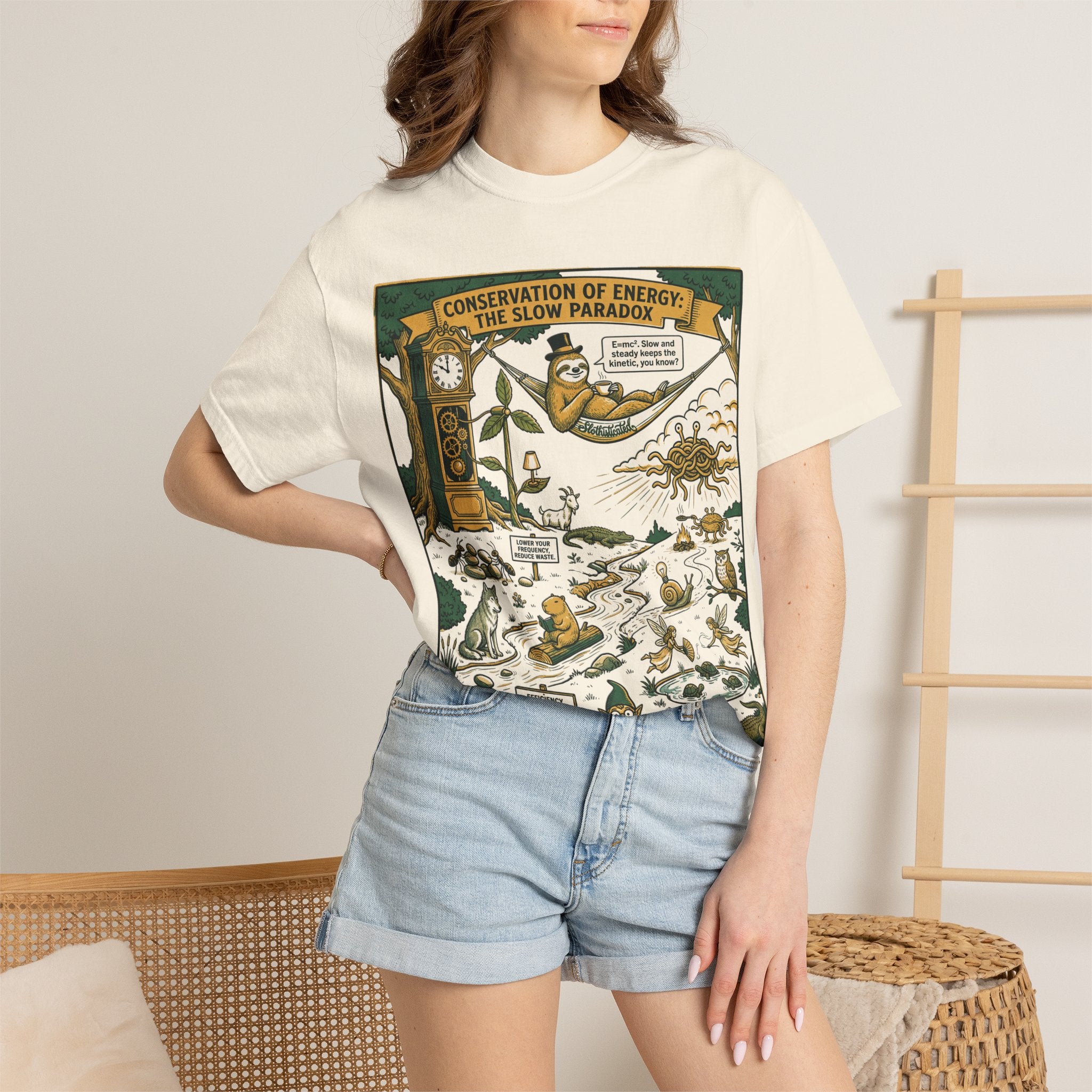The Second Law | Sloth Graphic Tee | Slothisticated