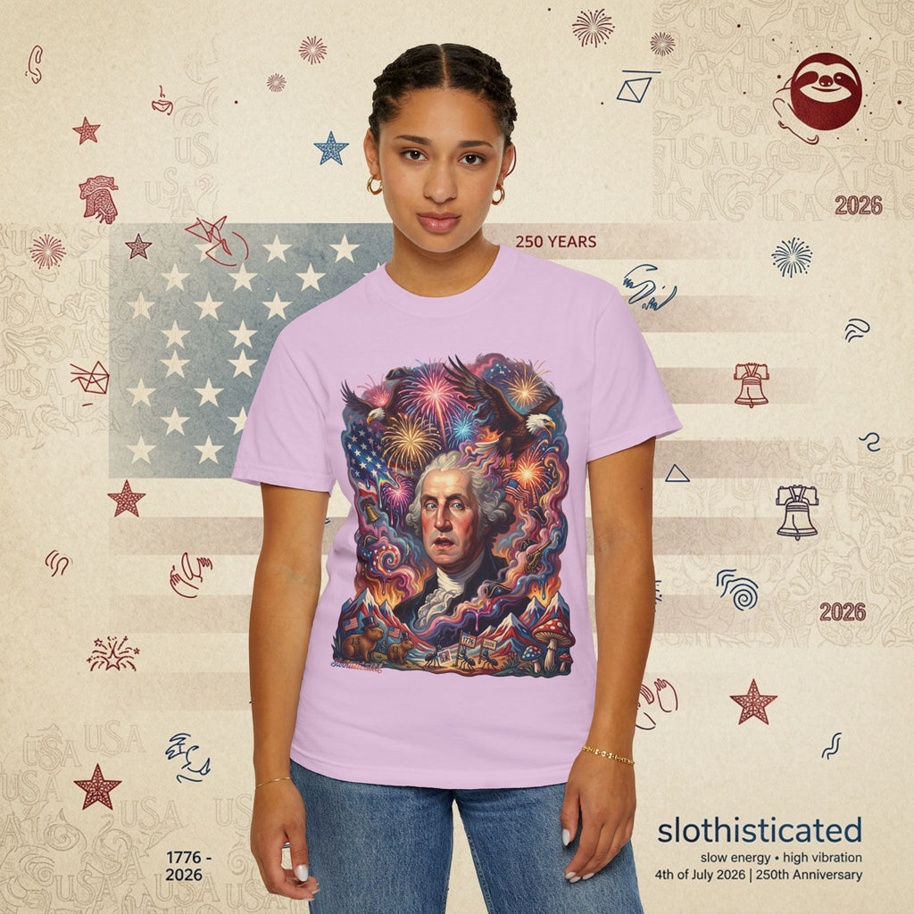 The Reverie — Psychedelic George Washington Fireworks T-Shirt