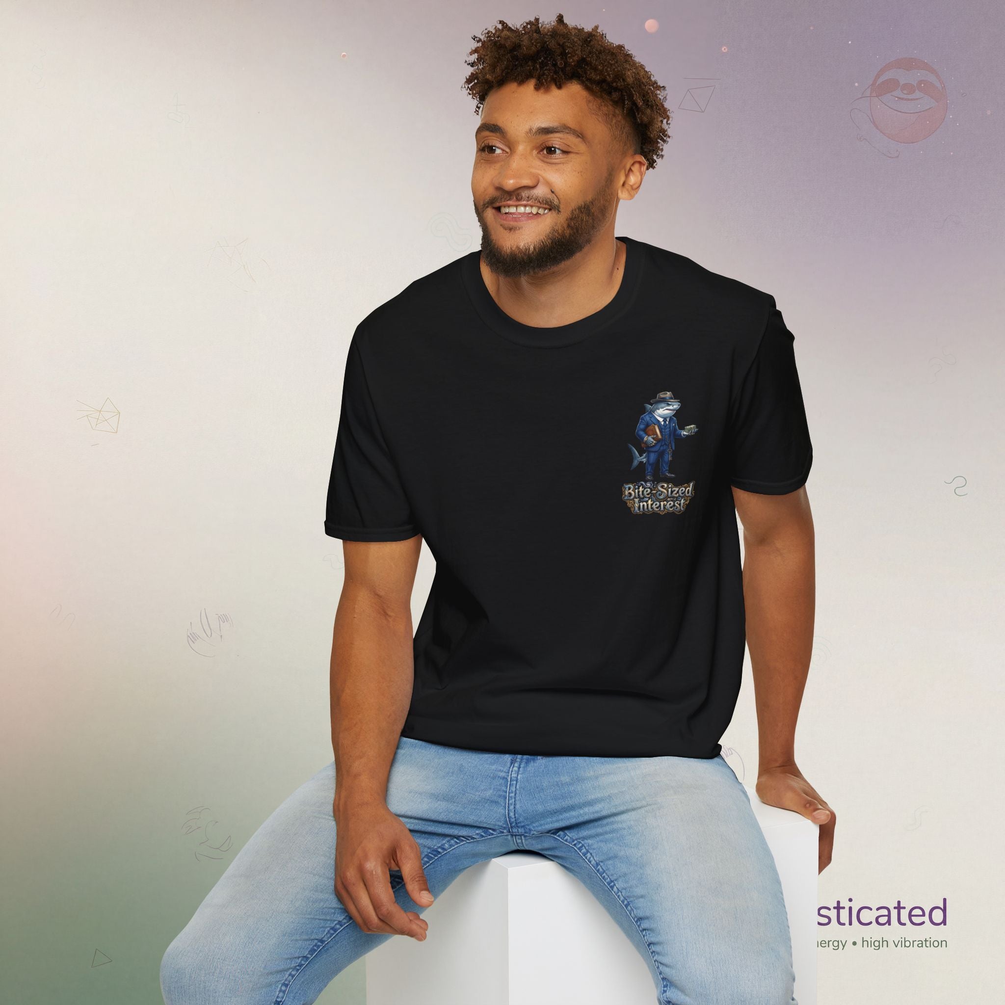 The Loan Shark — Bite-Sized Interest Graphic T-Shirt