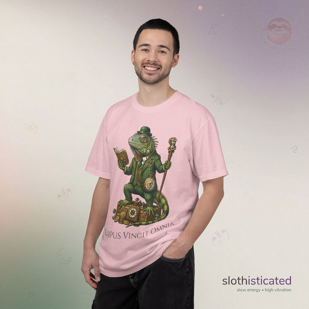 The Keeper of Hours — Mystical Iguana Sage T-Shirt