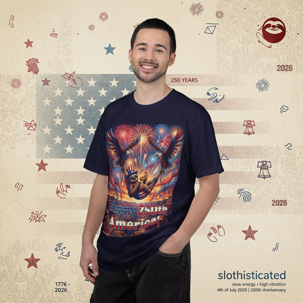 The Repose — Sloth Hammock 250th Anniversary T-Shirt
