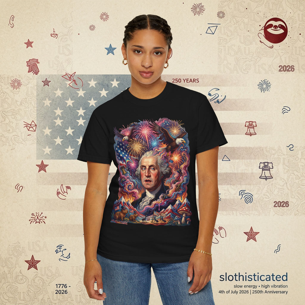 The Reverie — Psychedelic George Washington Fireworks T-Shirt