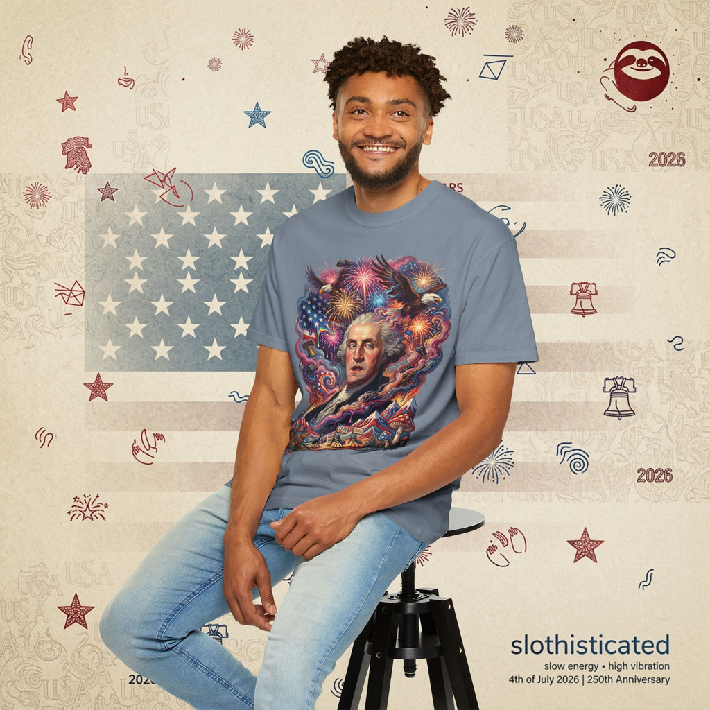 The Reverie — Psychedelic George Washington Fireworks T-Shirt