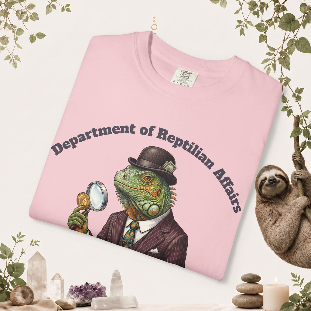 Iguana Banker T-Shirt — Department of Reptilian Affairs