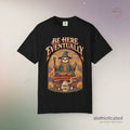Be Here Eventually Sloth Graphic T-Shirt — Retro Meditation Tee