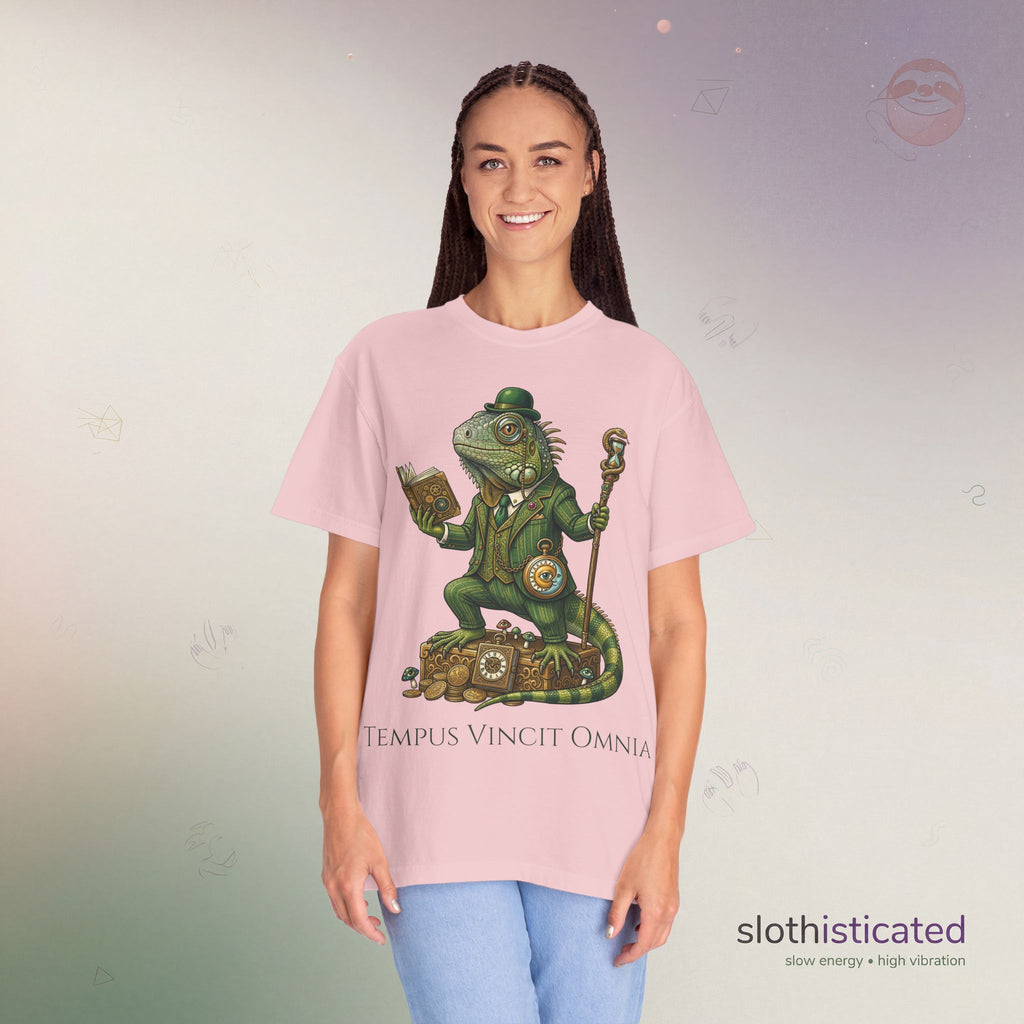 The Keeper of Hours — Mystical Iguana Sage T-Shirt