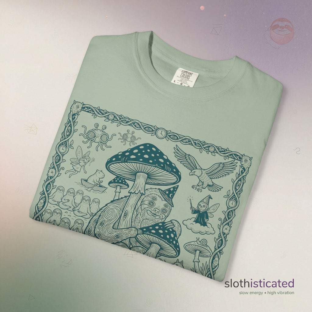 The Mushroom Court — A Fungal Folktale in Ink