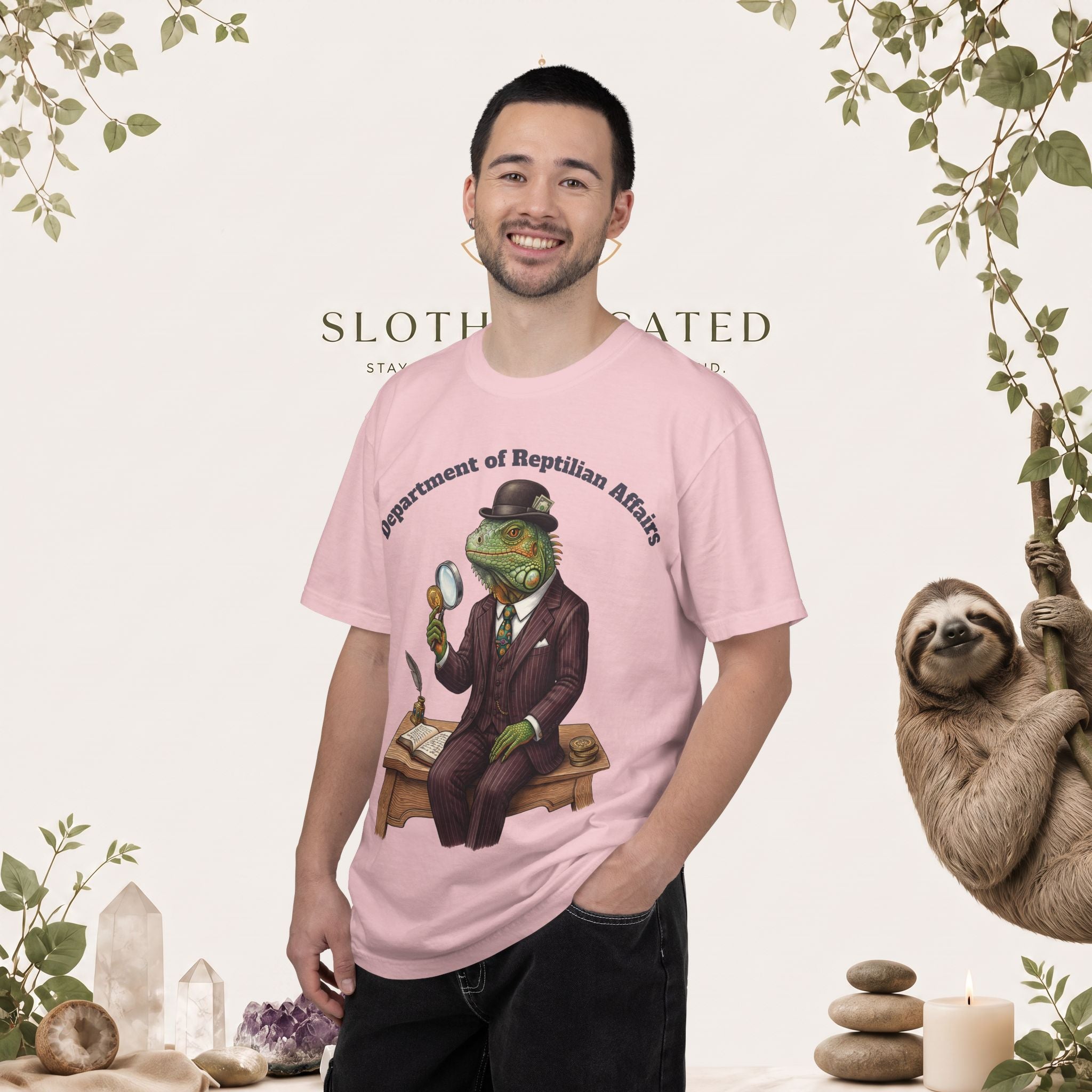 Iguana Banker T-Shirt — Department of Reptilian Affairs