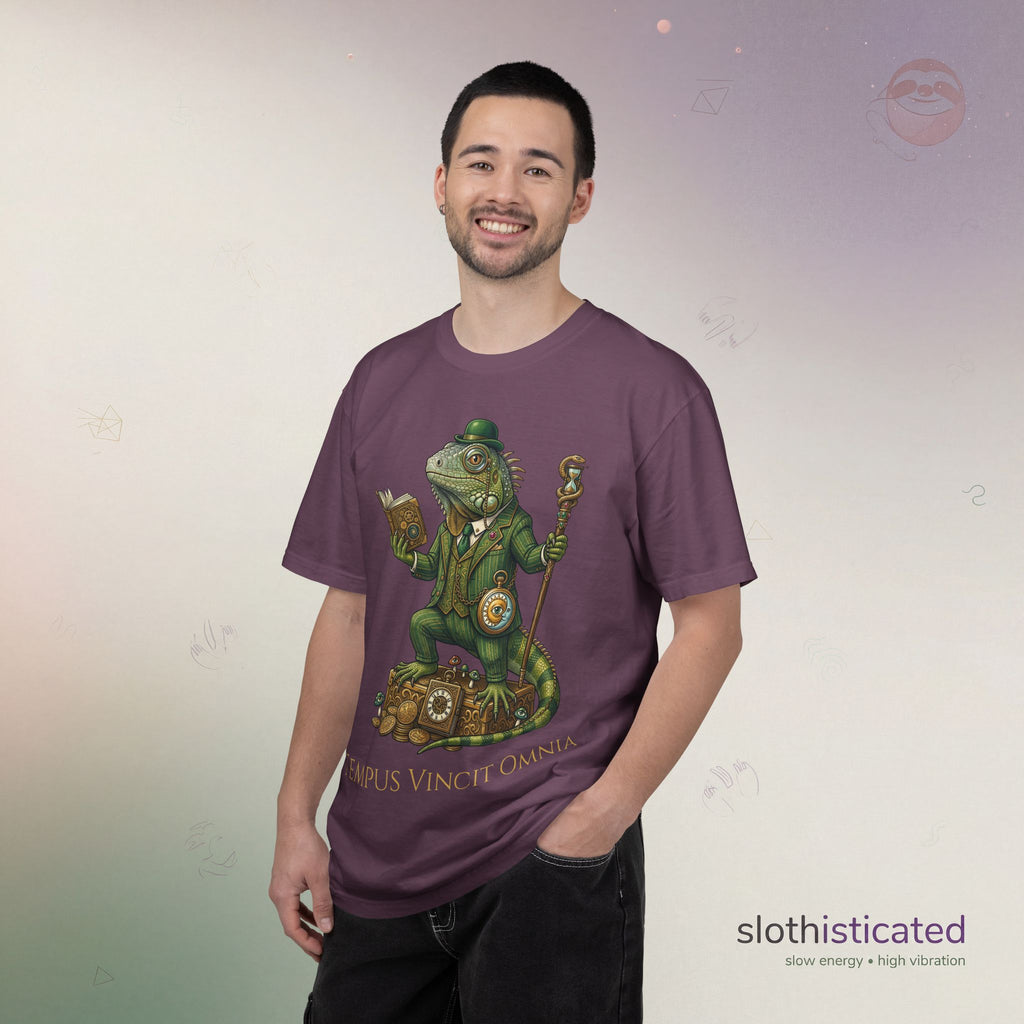 The Keeper of Hours — Mystical Iguana Sage T-Shirt