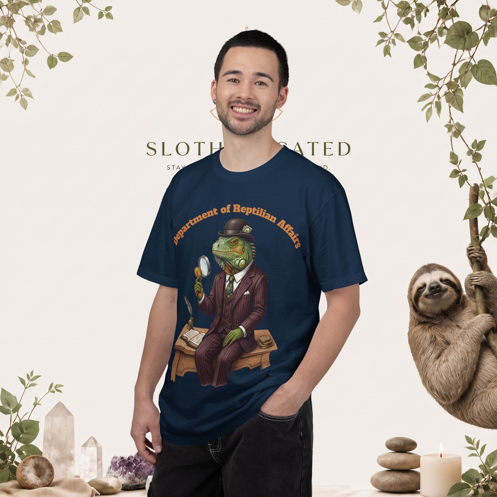 Iguana Banker T-Shirt — Department of Reptilian Affairs