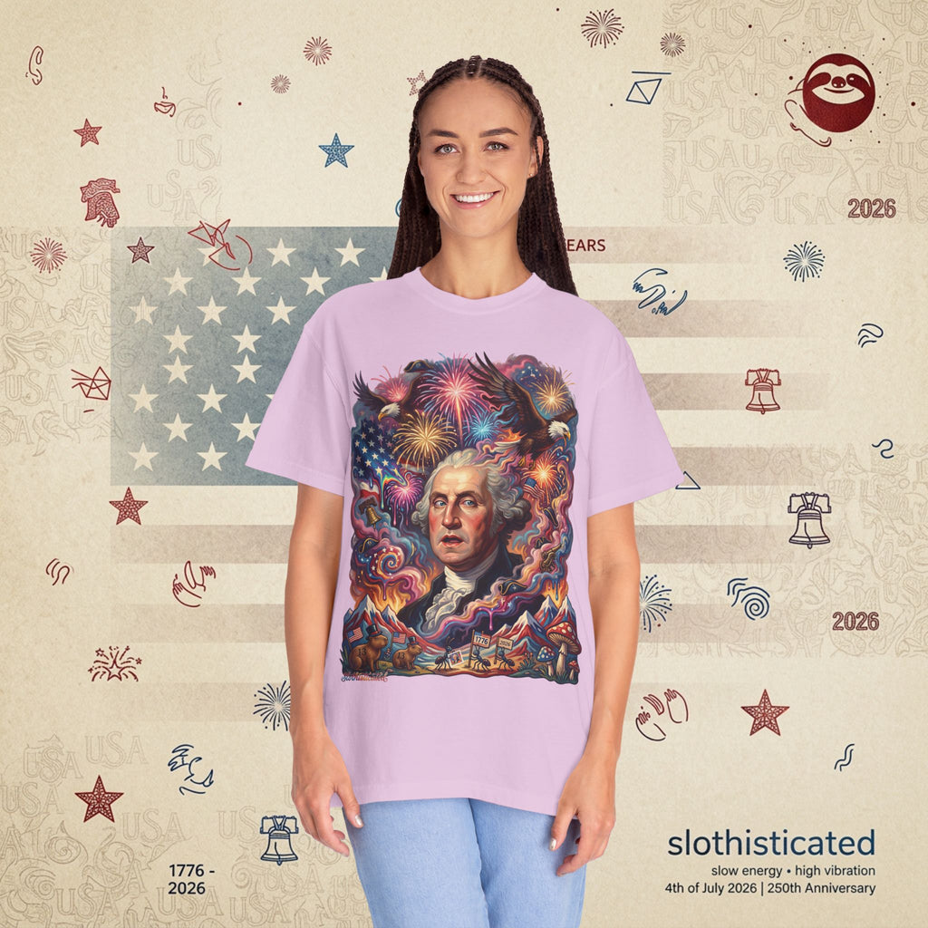 The Reverie — Psychedelic George Washington Fireworks T-Shirt